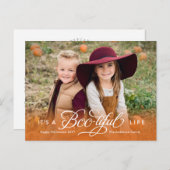 Wunderschönes Halloween-Foto Postkarte (Vorne/Hinten)