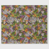 Wunderschönes Halloween Glossy Wrapping Paper, 30" Geschenkpapier (Flach)