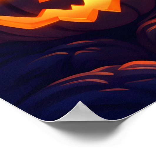 Wunderschönes Halloween Night Poster (Ecke)