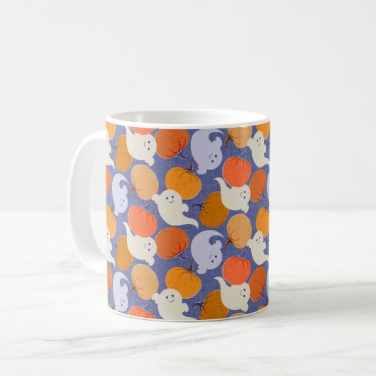 Wunderschönes Halloween Retro Kaffeetasse (Vorderseite Links)