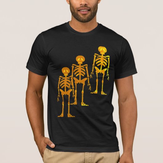 Wunderschönes Halloween-T - Shirt-Design, helle Sk T-Shirt (Vorderseite)