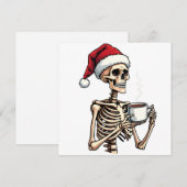 Wunderschönes Halloween Weihnachtsfest Einladung (Vorne/Hinten)