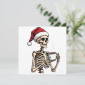 Wunderschönes Halloween Weihnachtsfest Einladung (Stehend Vorderseite)