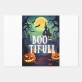 Wunderschönes Halloween Wrapping Paper: Fügen Sie Geschenkpapier Set (Vorderseite 2)