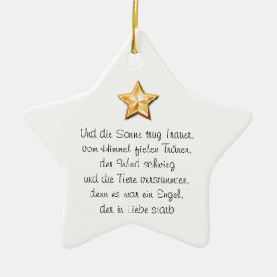 Wunderschönes Hängeornament Keramik Ornament