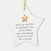 Wunderschönes Hängeornament Keramik Ornament (Links)