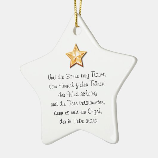 Wunderschönes Hängeornament Keramik Ornament (Links)