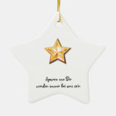 Wunderschönes Hängeornament Keramik Ornament (Hinten)