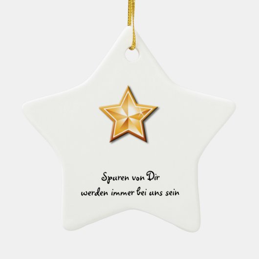 Wunderschönes Hängeornament Keramik Ornament (Hinten)