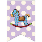 Wunderschönes Herz Rocking Horse Banner (Zweite Fahne)