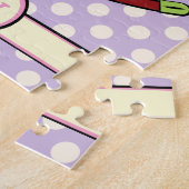 Wunderschönes Herz Rocking Pferd Puzzle (Seite)
