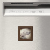Wunderschönes Hundsprofil Foto Magnet (In Situ (Geschirrspüler))