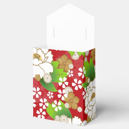 Wunderschönes japanisches Gastgeschenk Geschenkschachtel (Geöffnet)