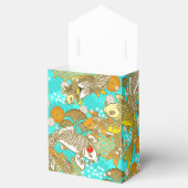 Wunderschönes japanisches Koi-Gastgeschenk Geschenkschachtel (Geöffnet)