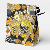 Wunderschönes japanisches Koi-Gastgeschenk Geschenkschachtel (Rückseite)