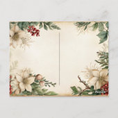 Wunderschönes Kätzchen-Paar Weihnachten Postkarte (Rückseite)