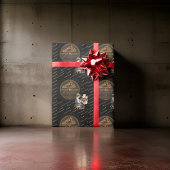 Wunderschönes Kinderpiano - Schwarzer Bronze Geschenkpapier