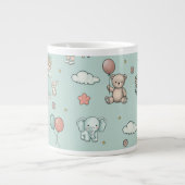 Wunderschönes Kinderzimmer-Tapete Jumbo-Tasse (Vorderseite)