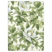 Wunderschönes klassisches Blumenmuster Klemmbrett (Rückseite)