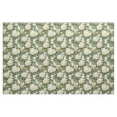 Wunderschönes klassisches, weißes Olivenblumenmust Stoff (Yard (91,4 cm))