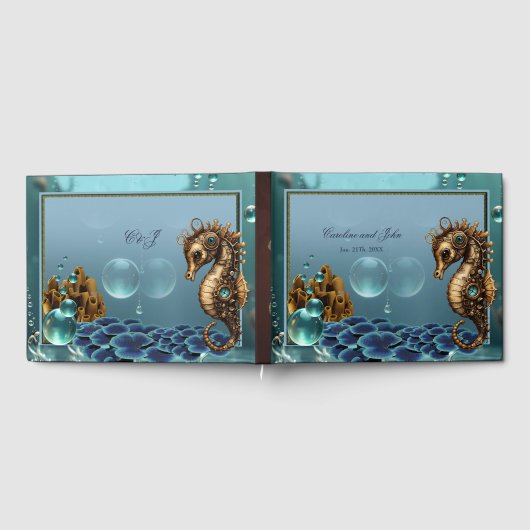 Wunderschönes kleines Steampunk-Seepferd. Gästebuch (Voll)