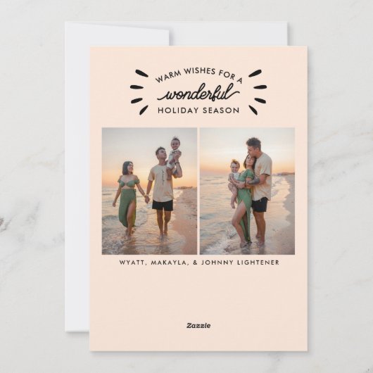 Wunderschönes Leben 3 Foto Weihnachten (Rückseite)