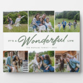 Wunderschönes Leben mit einer Kollektion von sechs Fotoplatte (Vorderseite)