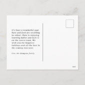 Wunderschönes Life Mulit Foto Holiday Postkarte (Rückseite)