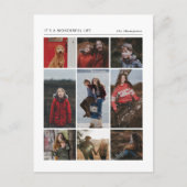 Wunderschönes Life Mulit Foto Holiday Postkarte (Vorderseite)