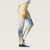 Wunderschönes Marmordesign Leggings (Rechts)