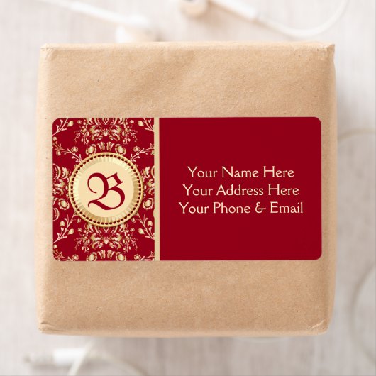 Wunderschönes mittelalterliches Goldschmuckkarmin- (Insitu)