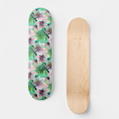 Wunderschönes Monogramm des Sakura-Kirschbaumes Skateboard (Vorderseite)