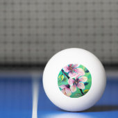 Wunderschönes Monogramm des Sakura-Kirschbaumes Tischtennisball (Netto)