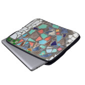 Wunderschönes Mosaik für Dein iPad! Laptopschutzhülle (Vorne Knopf)