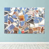 Wunderschönes Mosaik für die (Lein)Wand! Leinwanddruck (Insitu (Holzboden))