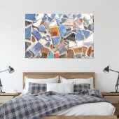 Wunderschönes Mosaik für die (Lein)Wand! Leinwanddruck (Insitu (Schlafzimmer))