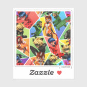 Wunderschönes Muster Aufkleber (Blatt)