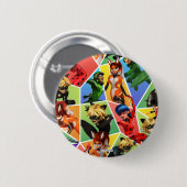 Wunderschönes Muster Button (Vorne & Hinten)