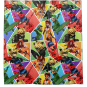 Wunderschönes Muster Duschvorhang (Vorderseite)