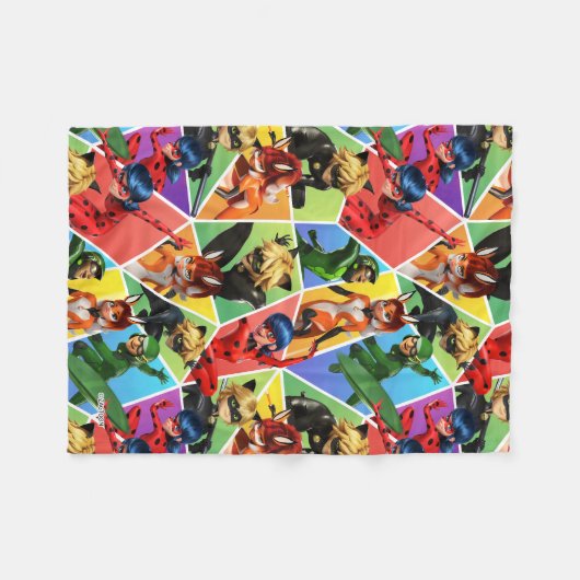 Wunderschönes Muster Fleecedecke (Vorderseite (Horizontal))