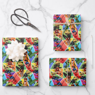 Wunderschönes Muster Geschenkpapier Set