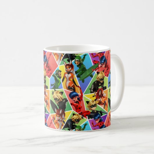 Wunderschönes Muster Kaffeetasse (VorderseiteRechts)