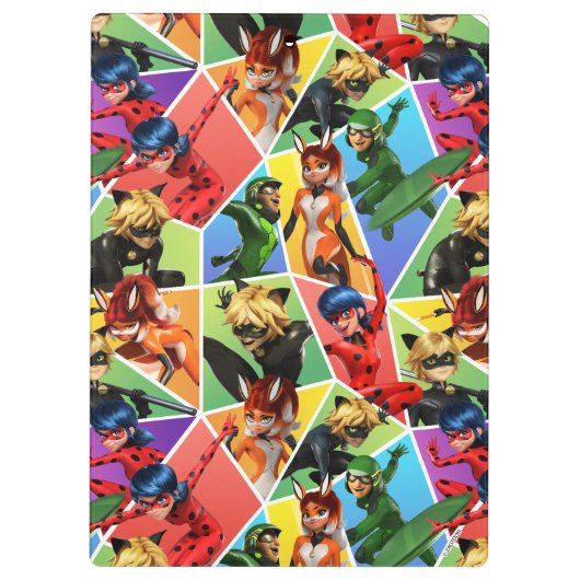 Wunderschönes Muster Klemmbrett (Rückseite)