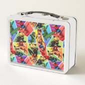 Wunderschönes Muster Metall Brotdose (Rückseite)