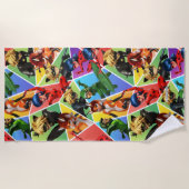 Wunderschönes Muster Strandtuch (Vorderseite)