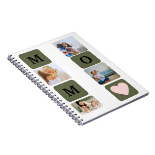 Wunderschönes Muttertagsgeschenk Spiral-Foto-Notiz Notizblock