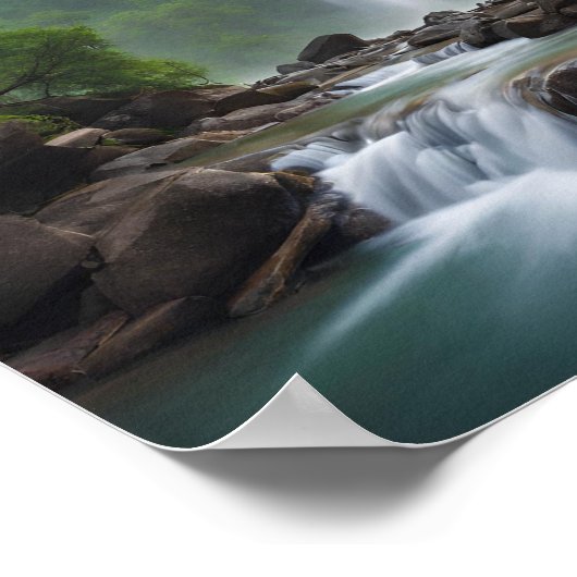 Wunderschönes Naturlandschaftsposter Poster (Ecke)