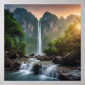 Wunderschönes Naturlandschaftsposter Poster (Vorne)