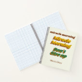 Wunderschönes Notebook, individuell auf Sie zugesc Notizblock (Innenseite)