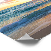 Wunderschönes Ozeanszene-Poster Poster (Ecke)